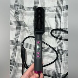 Wavy Hair Straightener Brush